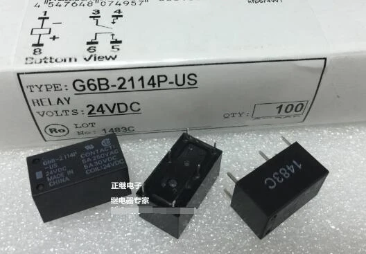 

Реле G6B-2114P-US-24VDC