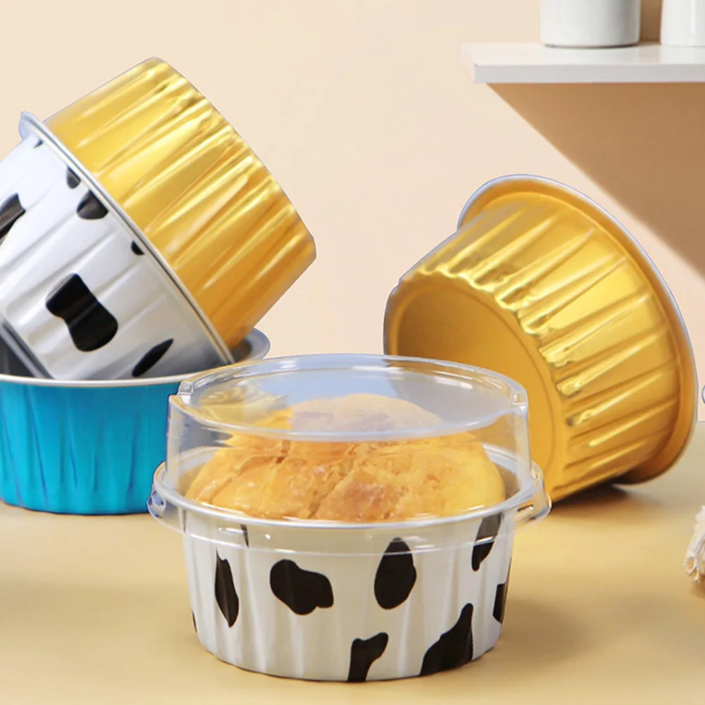 

Reusable Disposable Aluminum Foil Tin Cup Aluminum Foil Cupcake Paper Cupcake Liner Baking Cups Muffin Cupcake Paper Cups Pastry