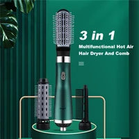 3 in 1 hair dryer hot air styler brush volumizer salon negative ions hair straightener curler comb roller blow dryers