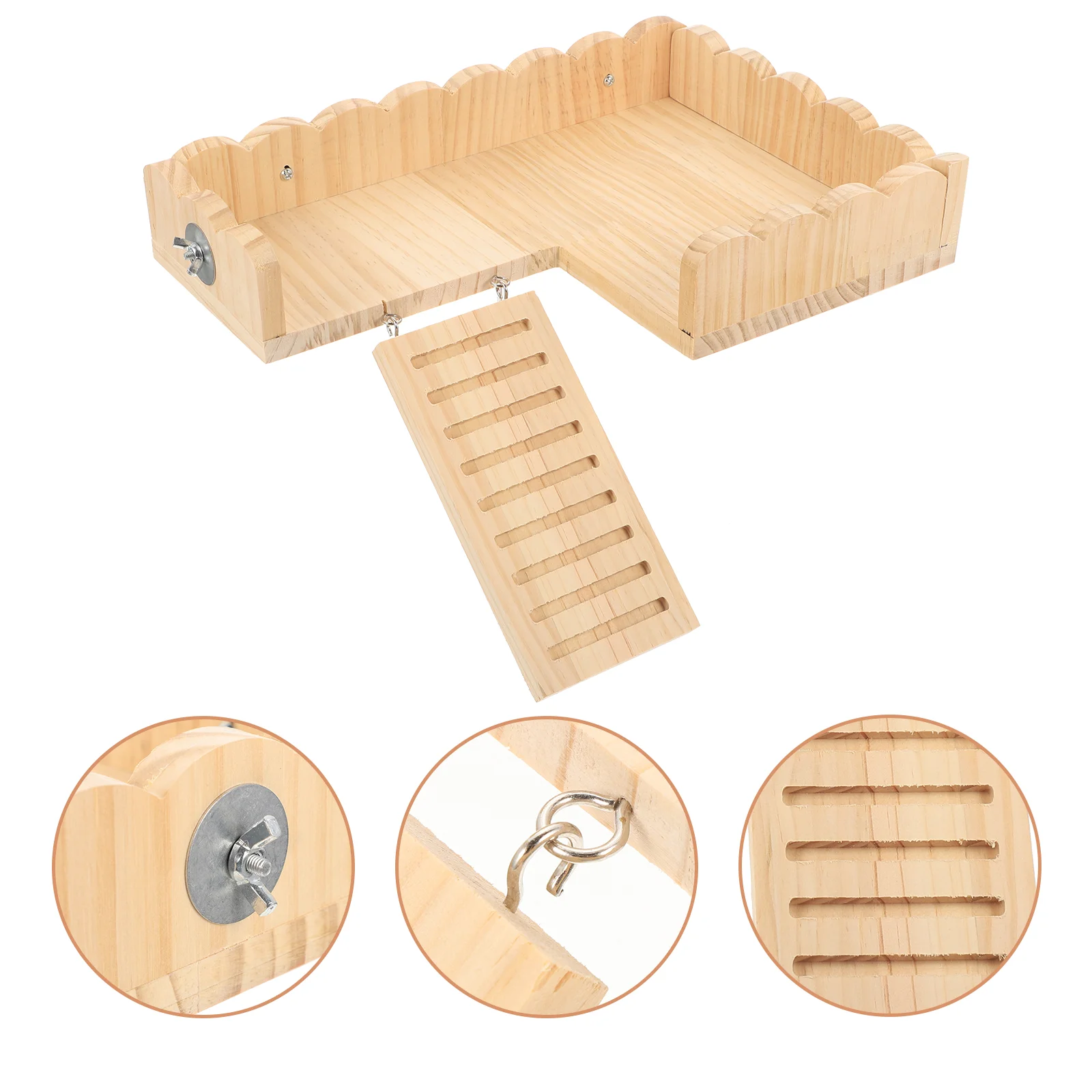 

1 Set Hamster Portable Hamster Cage Hamster Ladder Platform Hamster Hamster Stand for Small Cage Playing