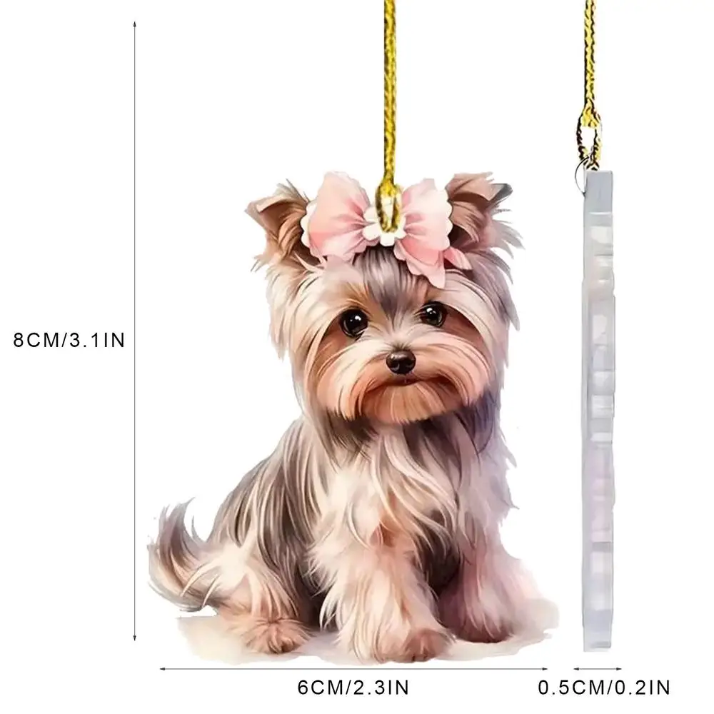 

Рождественское украшение TOPATY собака акриловый