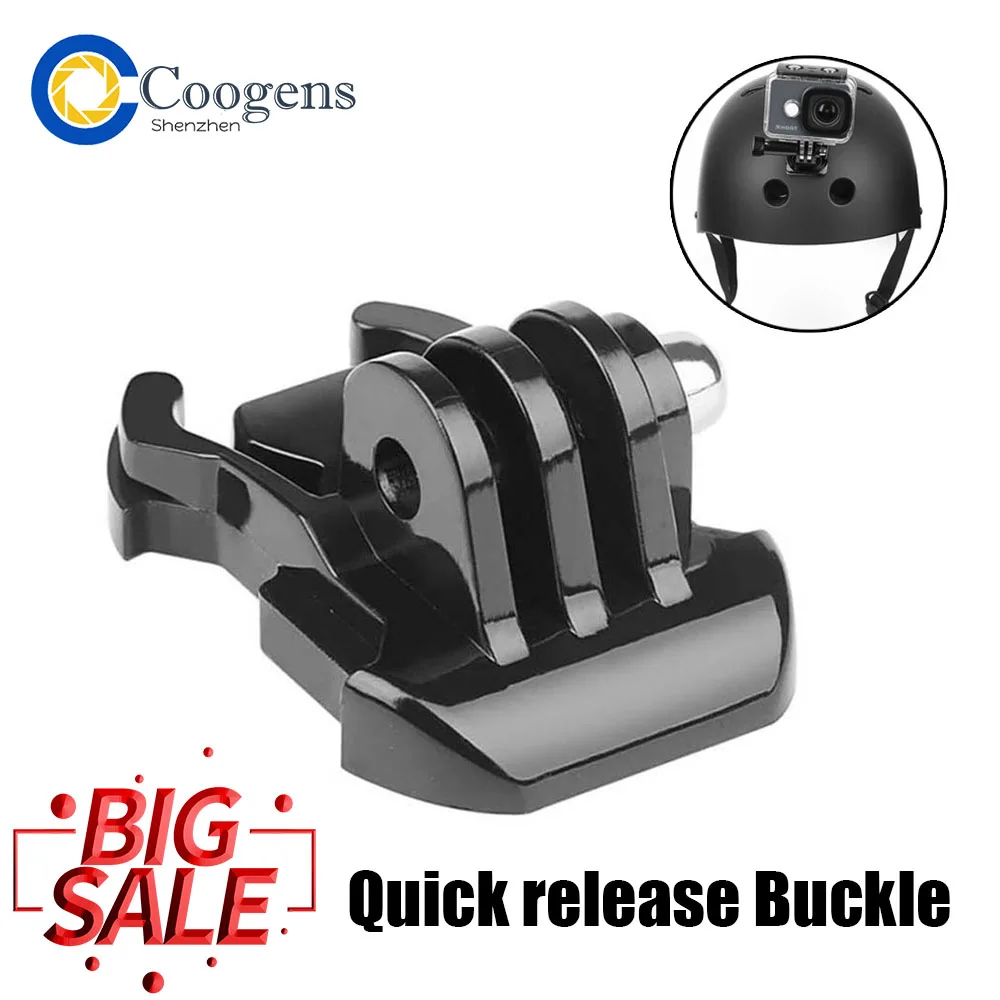 

Buckle Clip Quick Release Base Plate for Gopro Go Pro Hero HD 1 2 3 3+ 4 5 6 7 8 9 Accessories Helmet XiaoMi Yi 4K SJCAM Camera