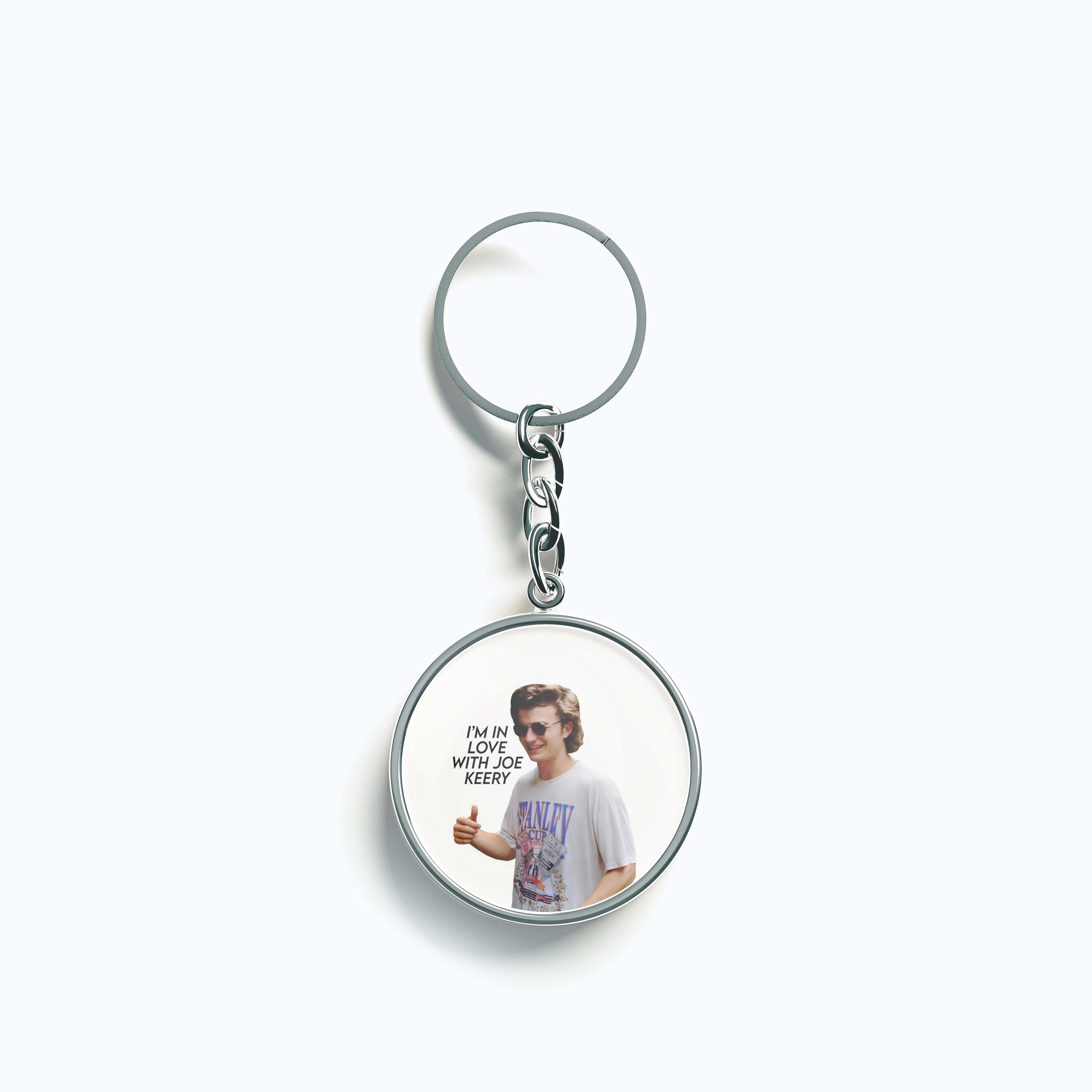 

Im In Love With Joe Keery Moon Necklace Stainless Steel Jewelry Fashion Charm Accessories Party Dome Lovers Jewelry Girls Glass