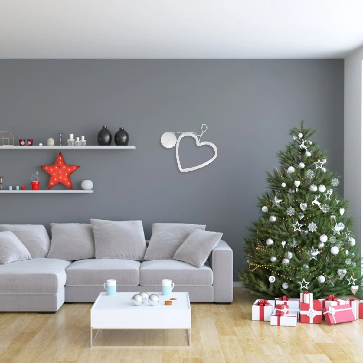 

1 шт., декоративная лампа на присоске для окон