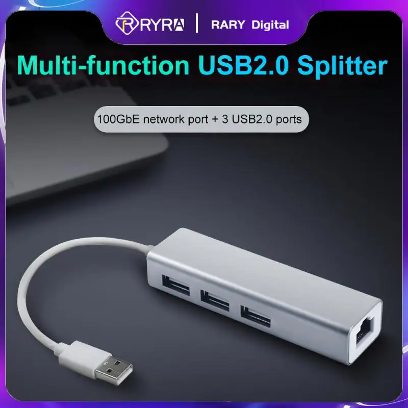 

RYRA Type C Ethernet USB 3.0 Lan 1000Mbps Ethernet Adapter USB RJ45 USB HUB For Laptop Xiaomi Mi Boxs Ethernet HUBs Network Card