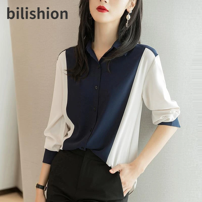 

Blusas Mujer De Moda 2022 Long Sleeves Basic Turn-down Women Shirts Free Shipping High Quality Sexy Shirt Clothing Tops