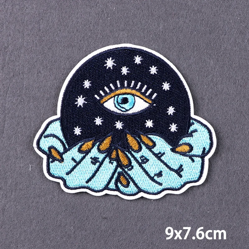 Нашивки с волшебным шариком вышитые нашивки для одежды термоклейкие полоски