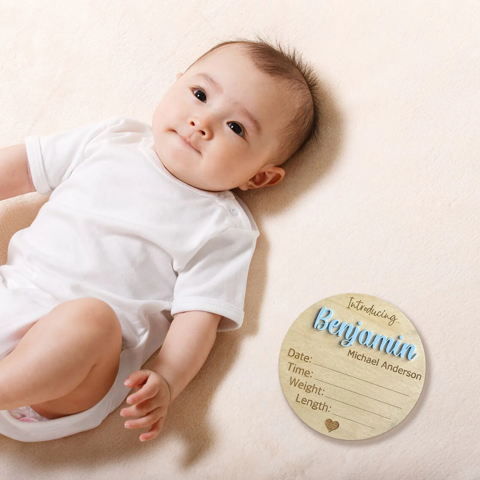 

«Бейамин», рустикальные деревянные этапы, тема подсолнухов, Детские кепсы, реквизит для фотографирования новорожденных, празднование млад...