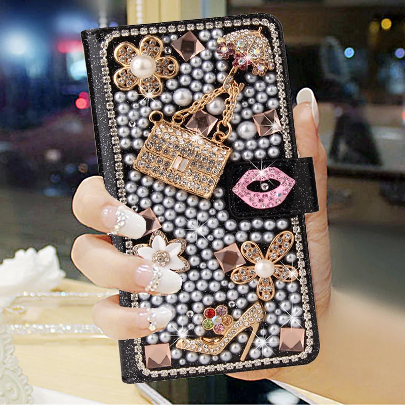 Leather Cases for Samsung Galaxy A01 A10 A12 A21S A31 A20E A40 A41 A42 A50 A51 A70 A71 A3 A5 A7 A6 A8 Flip Wallet Protect Cover images - 3