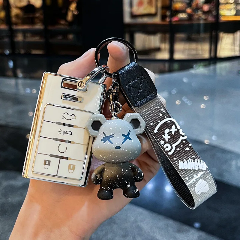 

Fashion TPU Soft Car Key Cover Case Shel For Cadillac CTS ATS XTS SLS SRX XLS DTS STS Seville Escalade For Chevrolet C7 Corvette