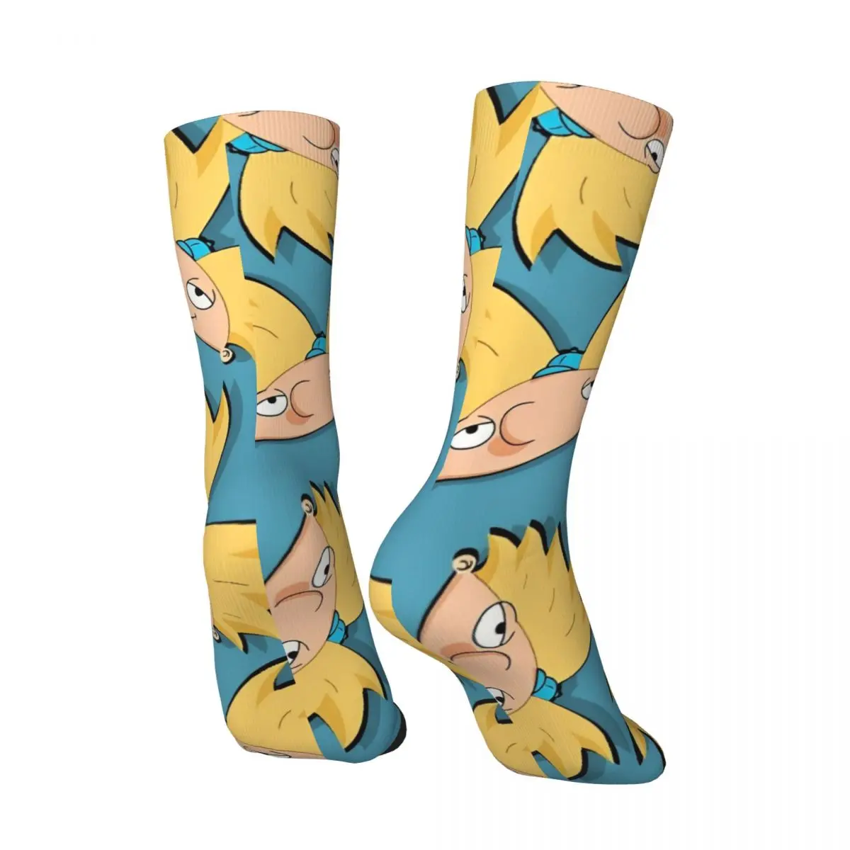 Носки мужские с рисунком элегантные антипотеющие для бега и спорта осень