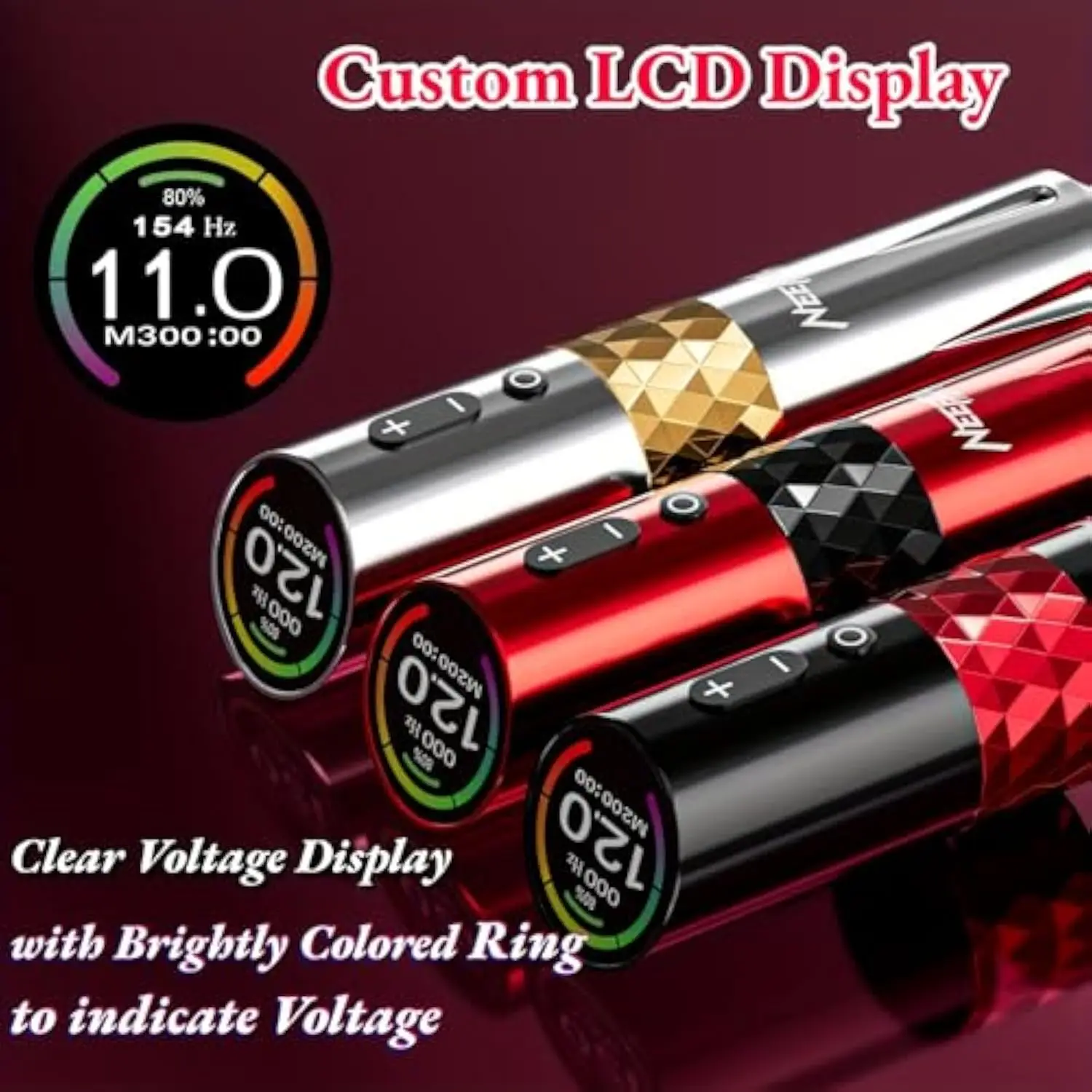 Беспроводной тату-пистолет беспроводной вращающийся легкая регулировка