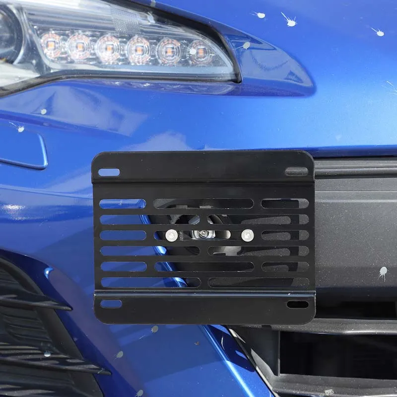 

For Subaru front license plate bracket aluminum alloy car exterior modification accessories