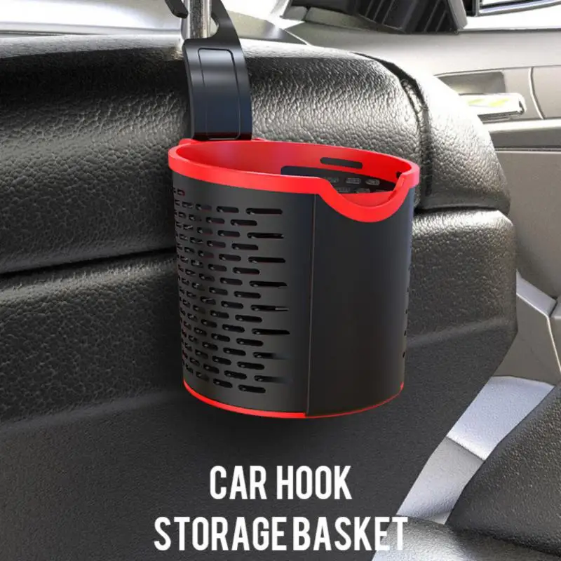 

Multifunction Car Interior Storage Box Car Creative Basket Sundry Bucket Seat Hanging Box Car Mobile Phone Storage Basket
