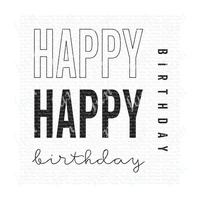 reusable happy birthday word clear stamps embossing diy scrapbook diary decoration greeting card 2022 new arrivals handmade