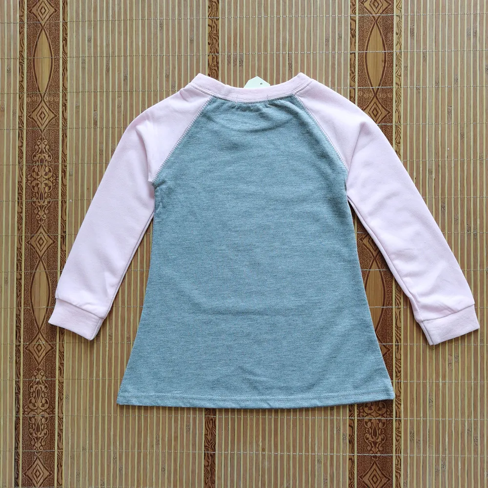 Одежда для маленьких девочек модные детские платья весенне-осеннее мини-платье