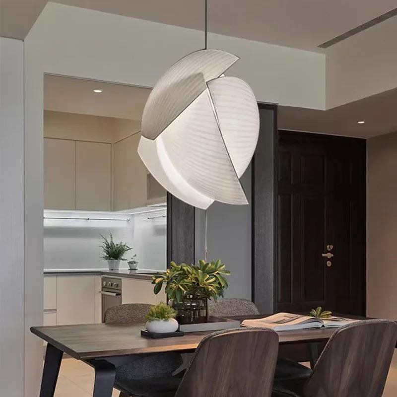 

Lamps Designer Nordic Skill Fabric Modern LED Pendant Hotel Living Room Indoor Home Decor Chandelier Hanging Lightings aesthetic