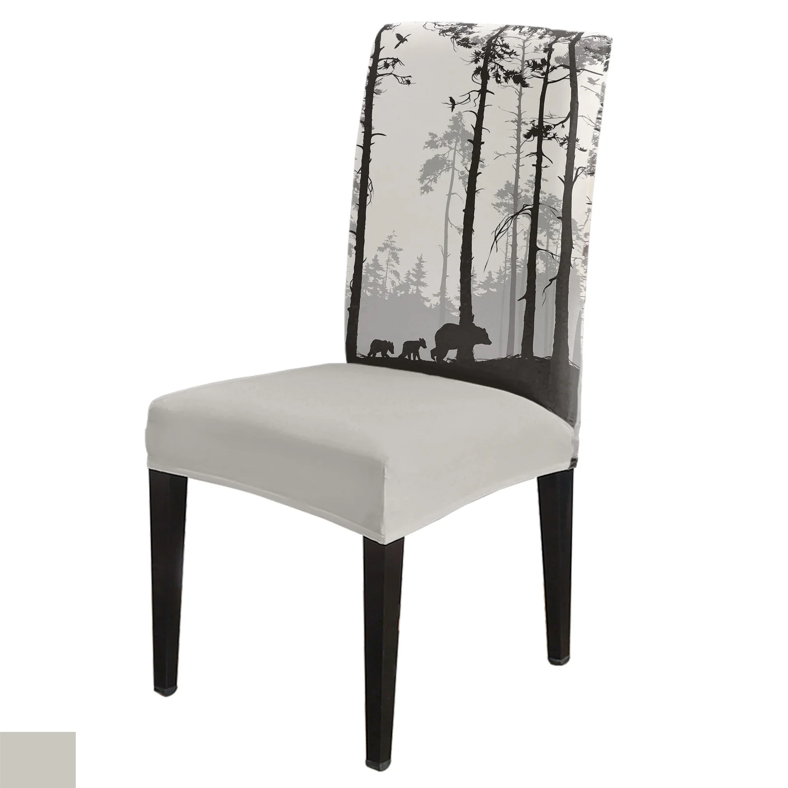 Cover 4/6/8pcs Spandex Elastic Chair Slipcover Case For Wedd
