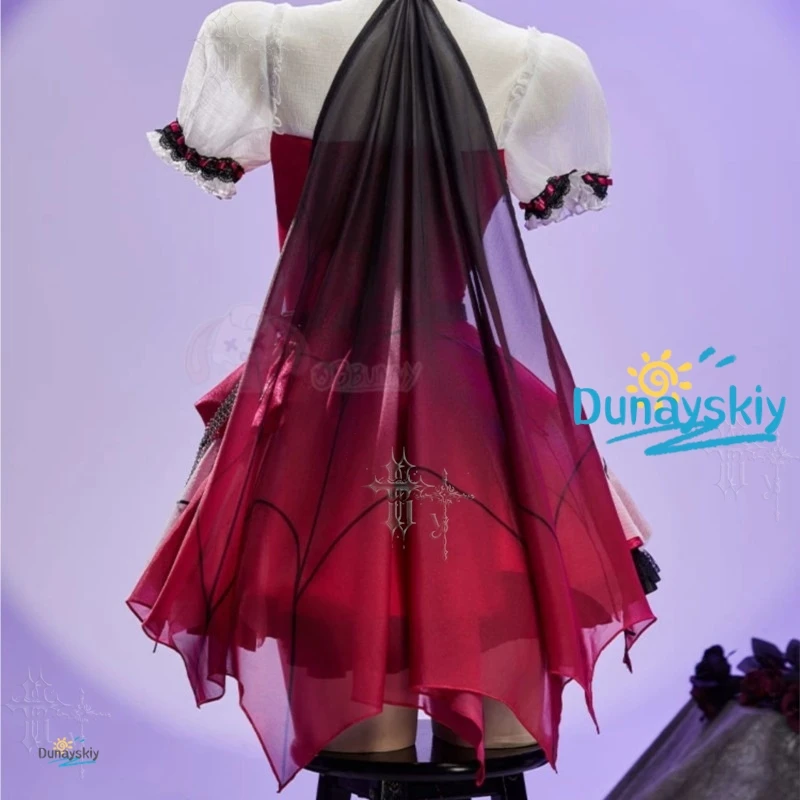 Фото Костюм для косплея Monster High Draculaura в стиле гот-лолита, фанатский дизайн, парик, на Хэллоуин, Рождество, Комик-кон, для женщин и мужчин, милое платье №3