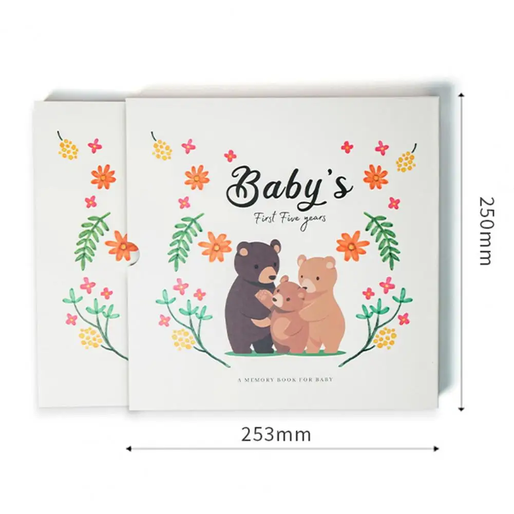 Детская книга с памятью Премиум утолщенная бумага для хранения записей о росте