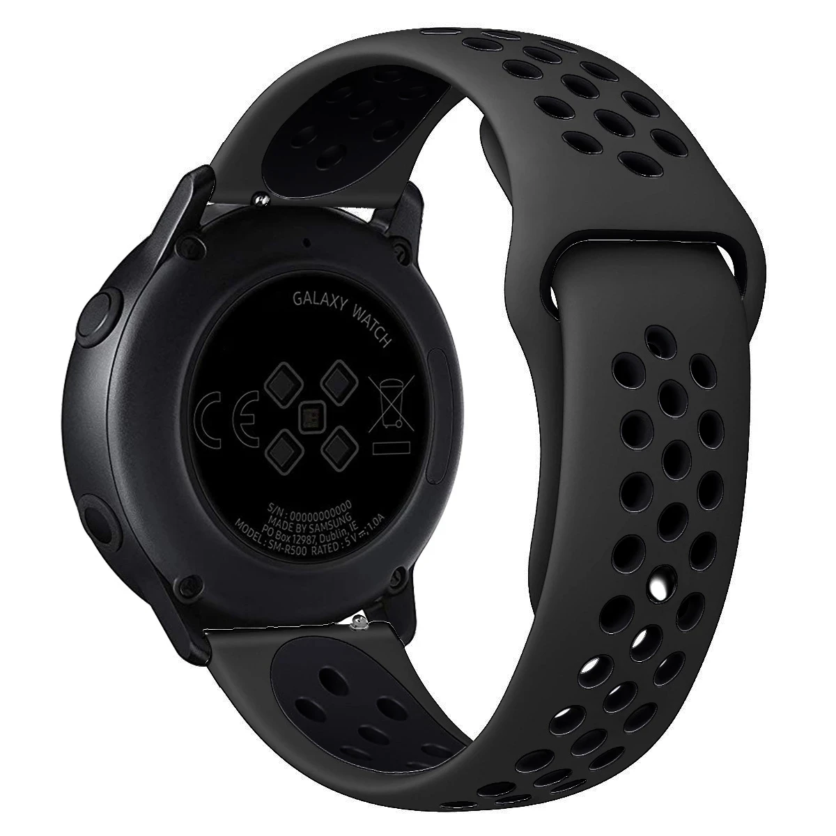 Фото Ремешок силиконовый для Samsung Galaxy Watch 4 Classic, браслет для Gear S3 46/42 мм Huawei Watch GT2 Correa Active 2 40 мм 44 мм №3