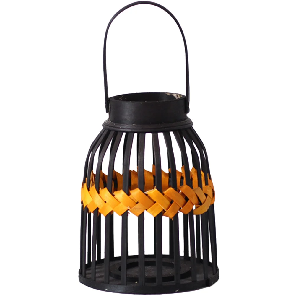 

Portable Decorative Creative Handheld Lantern Hollow Hanging Lantern Lantern Holder Natural Lantern