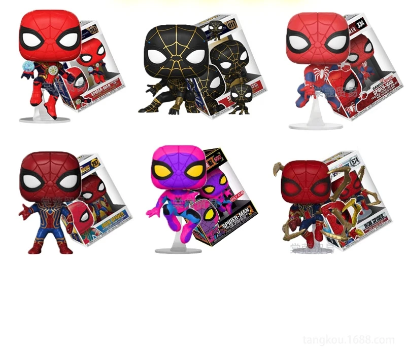 

MARVEL The Avengers Spider-Man P.O.P PVC Action Figure Toys Dolls Gifts for Children 10cm