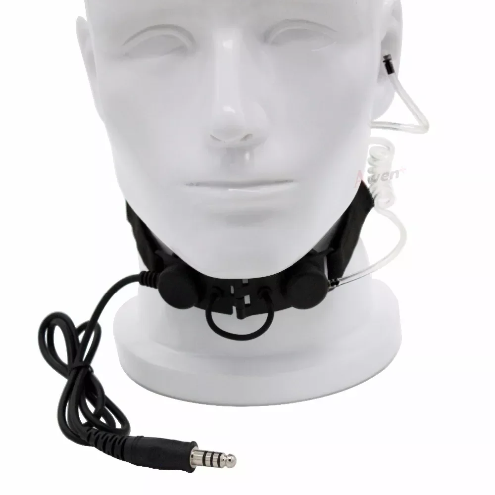 

Z-Tac Walkie-talkie Headset Throat Mic Vacuum Sound Transmission CS Headset