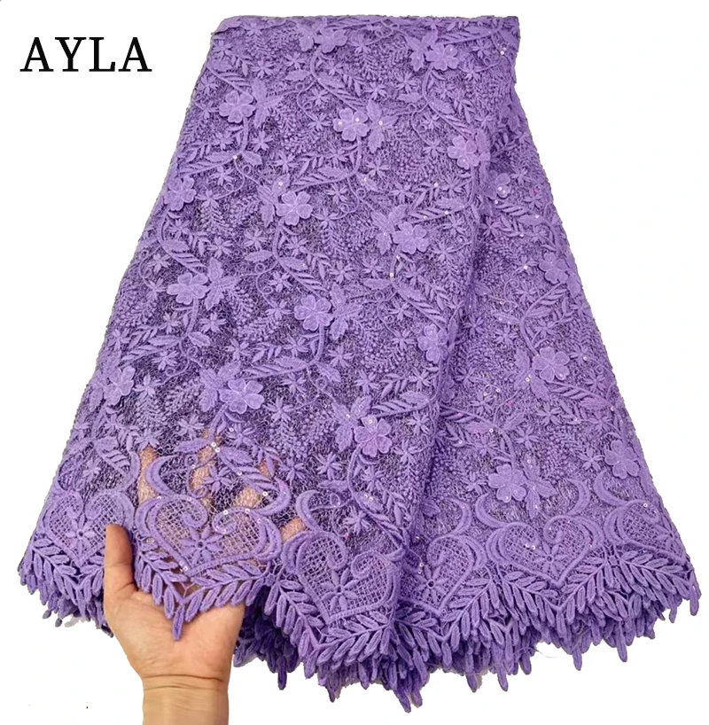 

Fashion 3d Fabric Lace Material Green African Nigerian Laces for Clothes Wedding French Tulle Sequin Fabric High Quality Laces