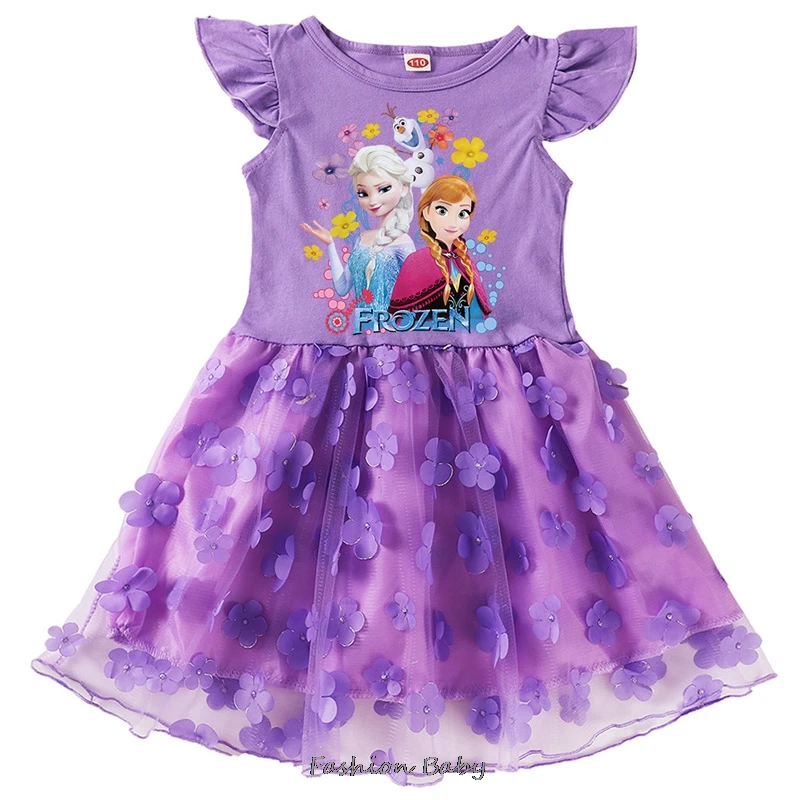 Детское летнее платье с коротким рукавом и сумочкой для девочек