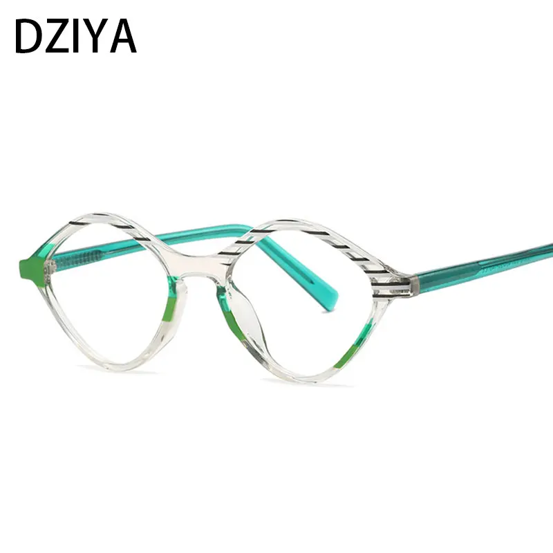 

Retro TR90 Color Gradient Cat Eye Optical Spectacle Frame for Women Fashion Flat Mirror Anti Blue Light Computer Glasses 61007