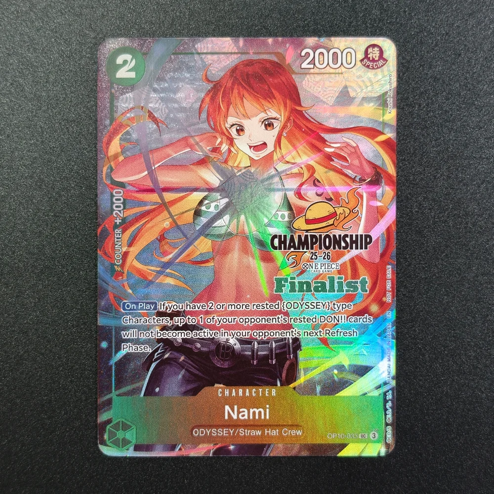 Фото Коллекционная карточная игра Self Made Proxy One Piece English CS 25-26 Finalist Card Set 1: Луффи, Нами, Чоппер (OP07-066) – Промо-набор для игры и коллекционирования №5