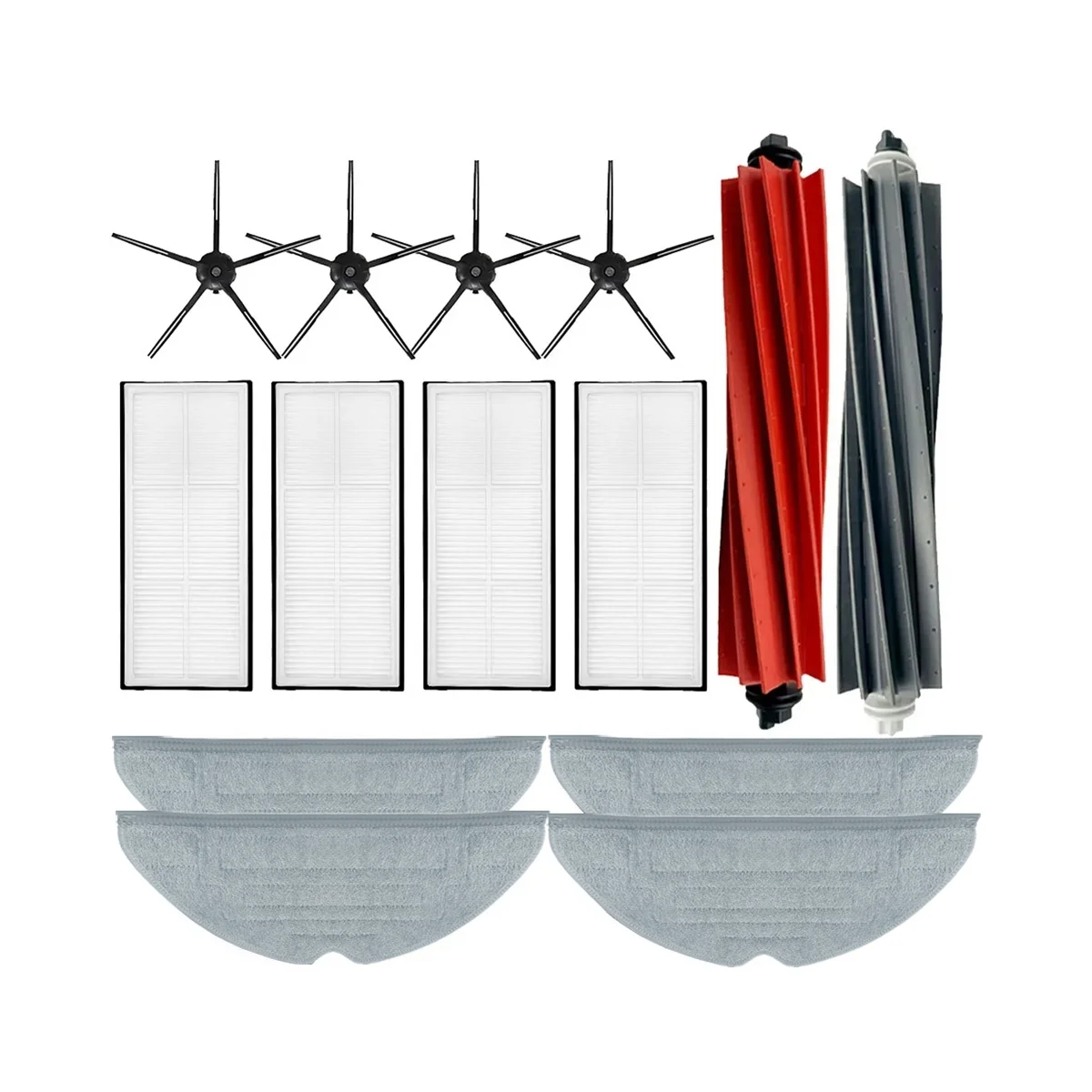 

Новая роликовая основная щетка Hepa фильтр, боковая щетка Mop для пылесоса S8 S8 PLUS S8 + S8 Pro Ultra