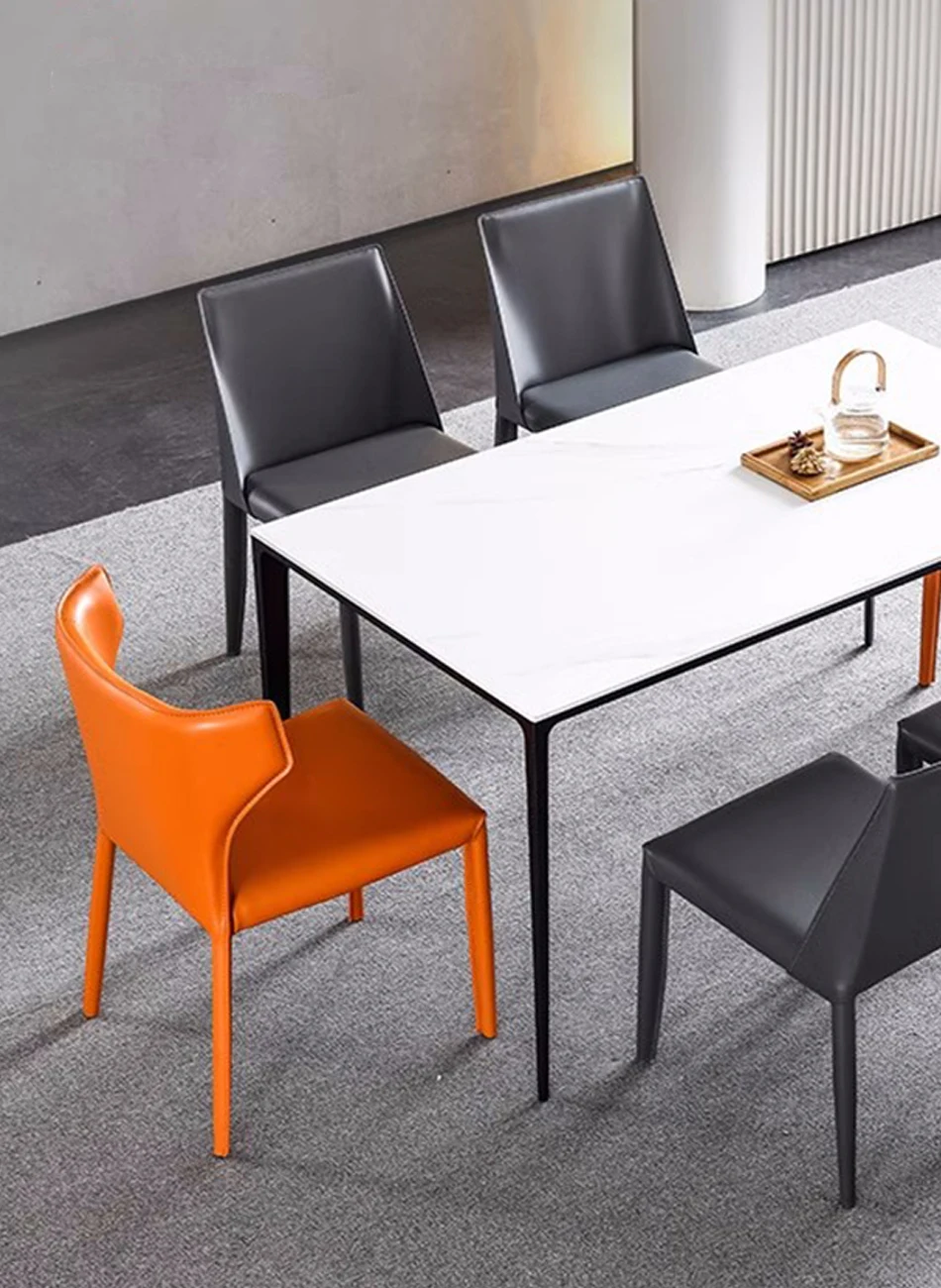 Набор обеденных столов классический 4/6-местный современный мраморный верх