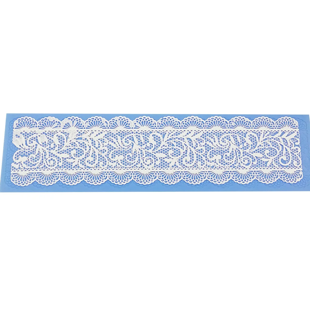 

Silicone Mold Fondant Cake Lace Embossed Cake Mold Sugar Lace Mat Cake Decorating Tool Embossing Mat