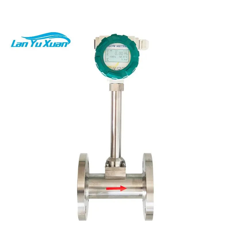 

Vortex flow meter gas steam air natural gas nitrogen oil liquid high-precision digital display explosion-proof stainless steel