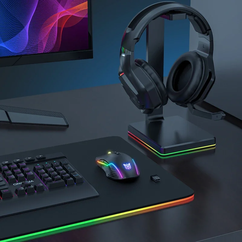 Фото Игровая мышь Onikuma CW905, беспроводная, 2.4G, с RGB-подсветкой, механическая, с регулируемым DPI №2