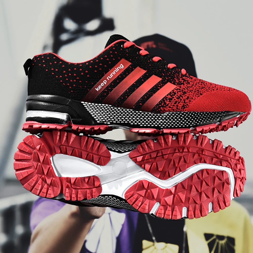 New Professional Running Shoes for Men Anti-slip Sports Shoes Lightweight Sneakers Women Athletic Training Jogging Footwear