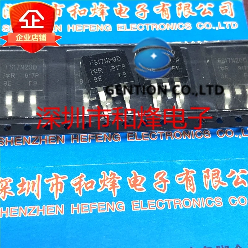 

10PCS IRFS17N20D FS17N20D TO-263 200V 16A in stock 100% new and original
