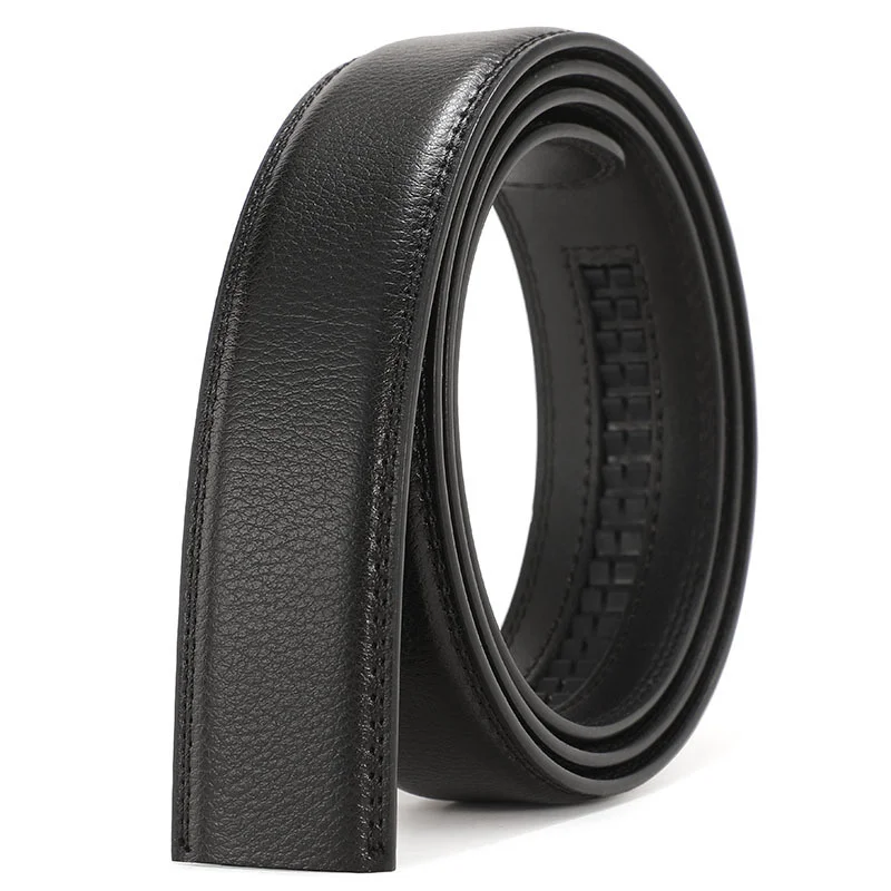 Ratcet Men Belt Replacement Strap 1 3/8", Lare Size 150cm 170cm Leater Belt Strap for 40MM Slide Click Automatic Buckle