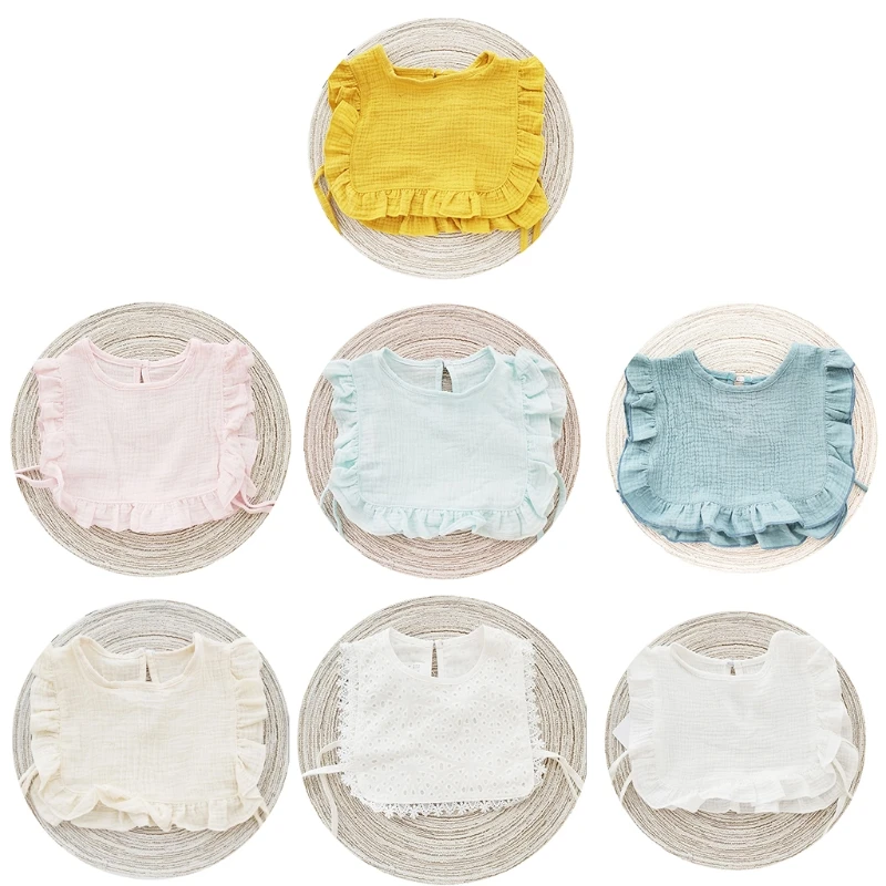 

Baby Bandana Drool Bib with 7 Colors 100% Cotton Baby Feeding Bib Super Soft & Absorbent Baby Drooling Bib Durable P31B