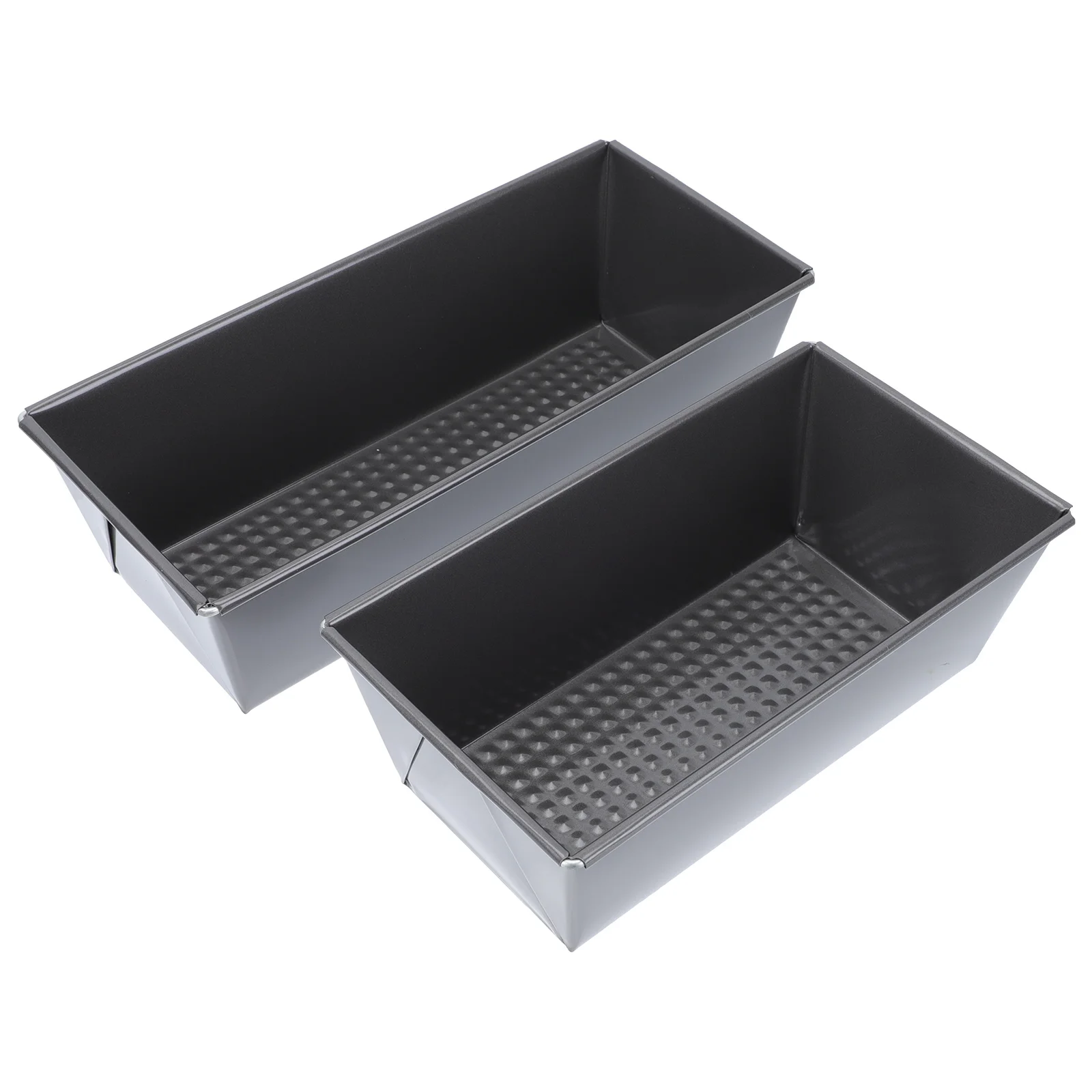 

2Pcs Toast Molds Carbon Steel Cake Molds DIY Homemade Bread Moulds Cake Mould
