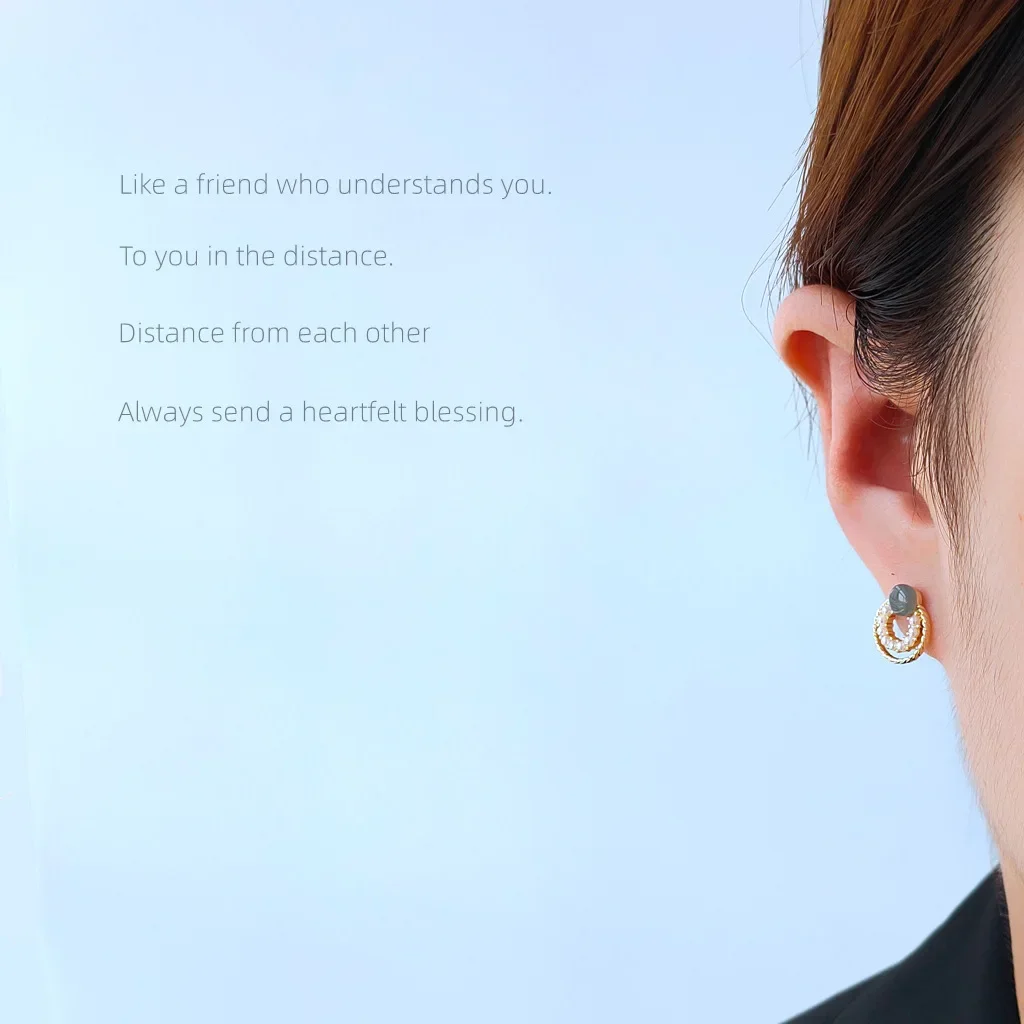 Простые и стильные женские серьги-висячие серьги из серебра 925 пробы с покрытием