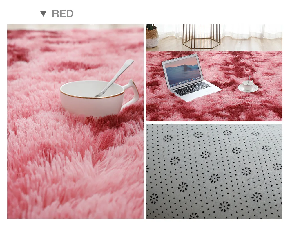

Thickened Household Floor Carpets Window Bedside Home Decor Rugs Soft Velvet Mat Thick Carpet for Living Room Plush Small Rugs