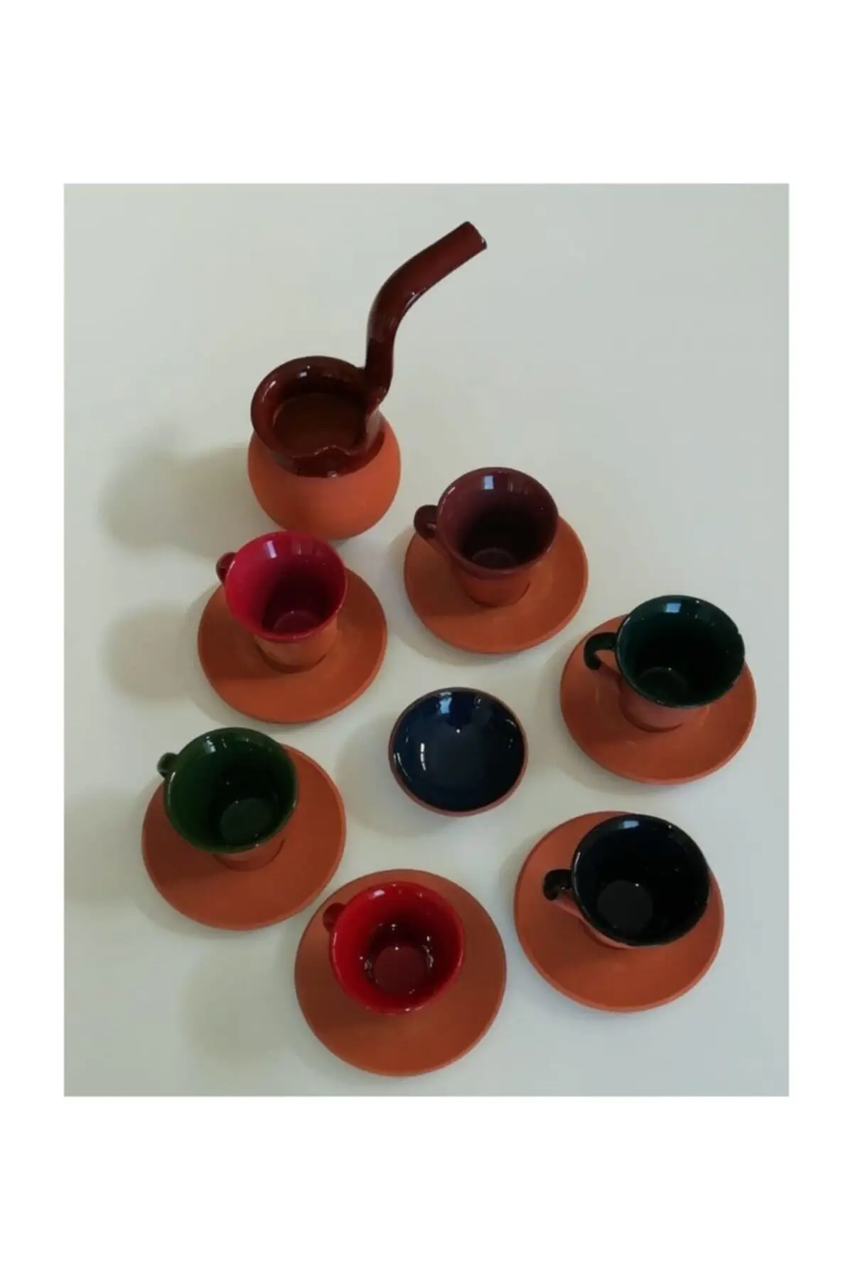 

Coffee pot colorful pottery soil cup set coffee cups tea and presentation tableware & kitchen home furniture