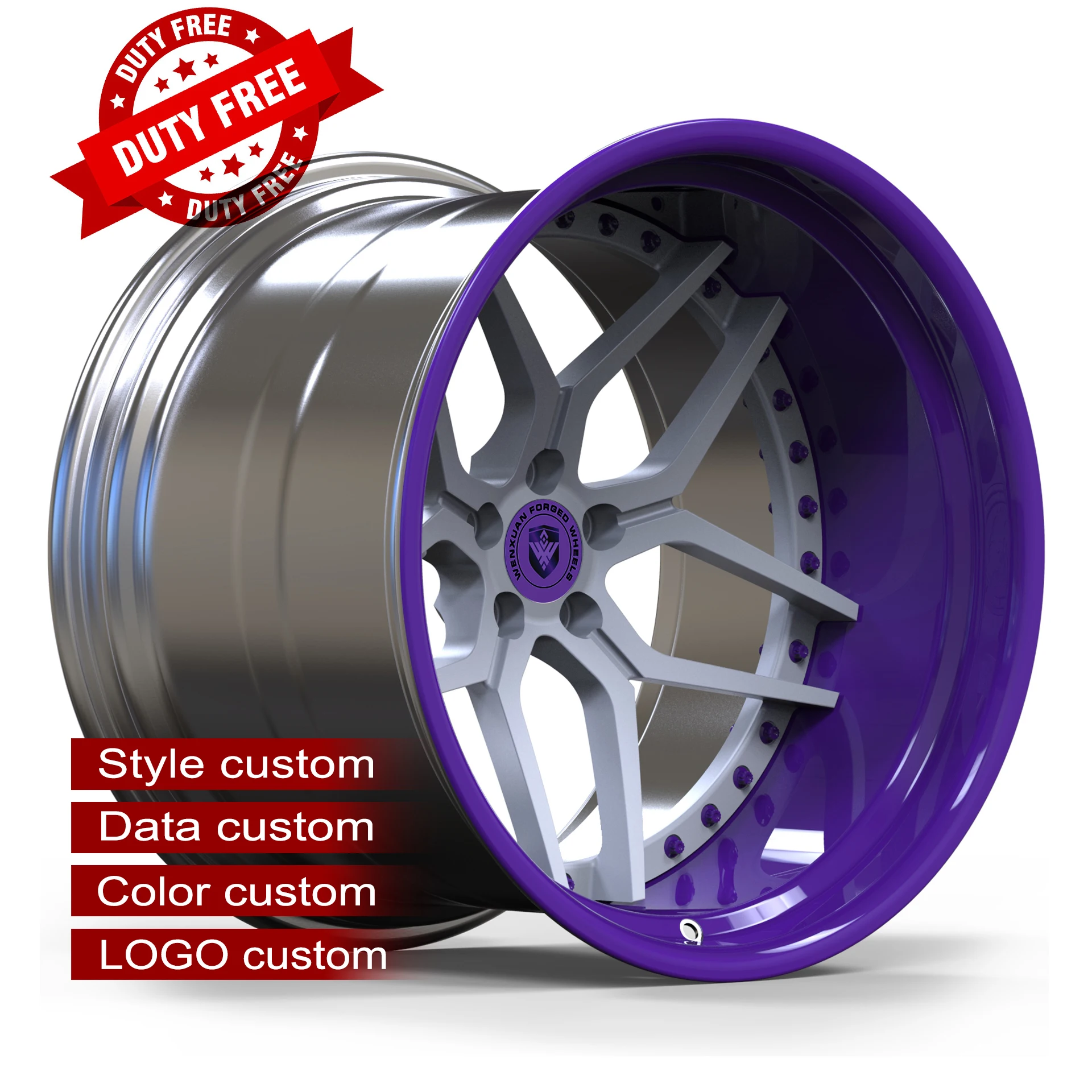 Фото Кованые диски 2026 Wheel 2, составные, 5X112, 3-составные, вогнутые, 5 спиц, для BMW G82 Corvette, 5X120, 5X114.3, BC Forged Wheels, 19, 20, 21 дюймов №1