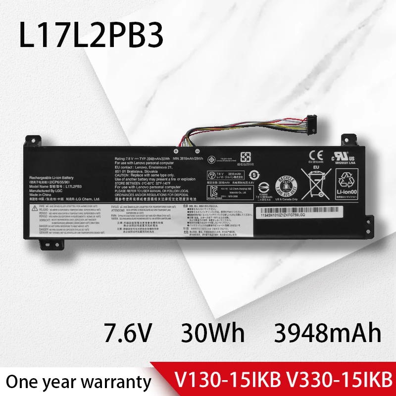 

L17L2PB4 L17L2PB3 L17M2PB3 L17C2PB3 L17M2PB4 L17C2PB4 Laptop Battery For Lenovo V330-15Ikb V530-14IKB V530-15IKB V130-15IKB001