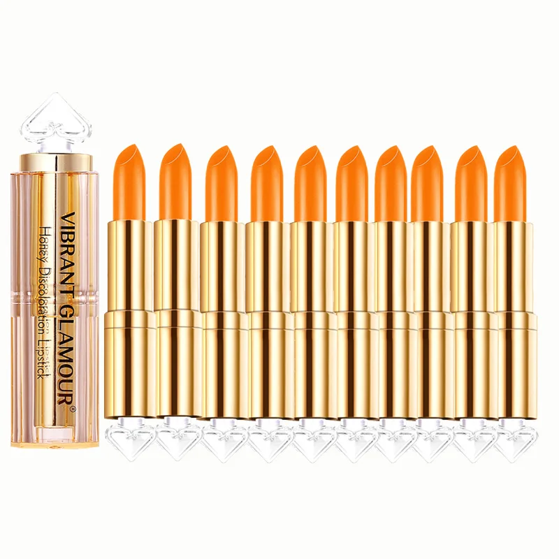 

VIBRANT GLAMOUR Honey Moisturizing Nourish Lipstick repair Lip Line Prevent Chapped Long Lasting Moisture Makeup Lip Care 10PCS