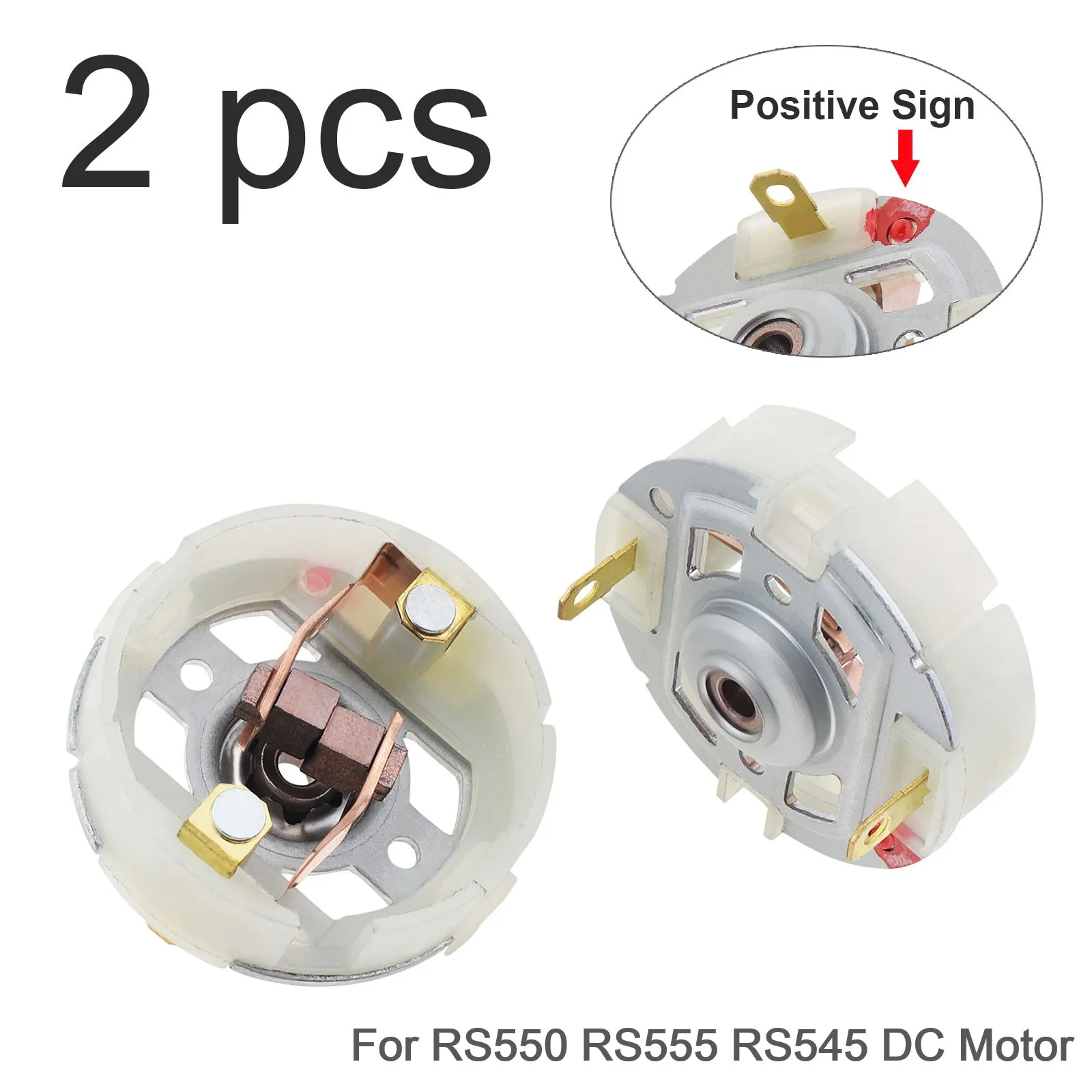 

2 шт./лот RS550 мотор постоянного тока держатель угольной щетки для электрической дрели/электрической отвертки с медной щеткой