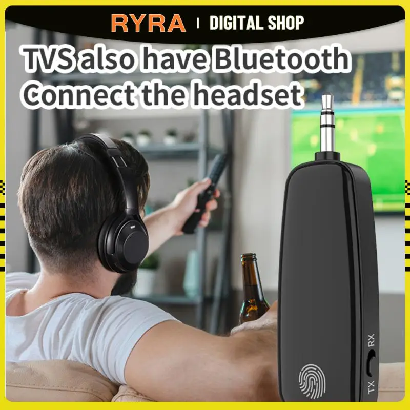 

RYRA Bluetooth Car Transmitter Receiver Adapter AUX Jacks For Car Speakers Audio Music Receiver Hands Free Bluetooth 5.2 Adapter